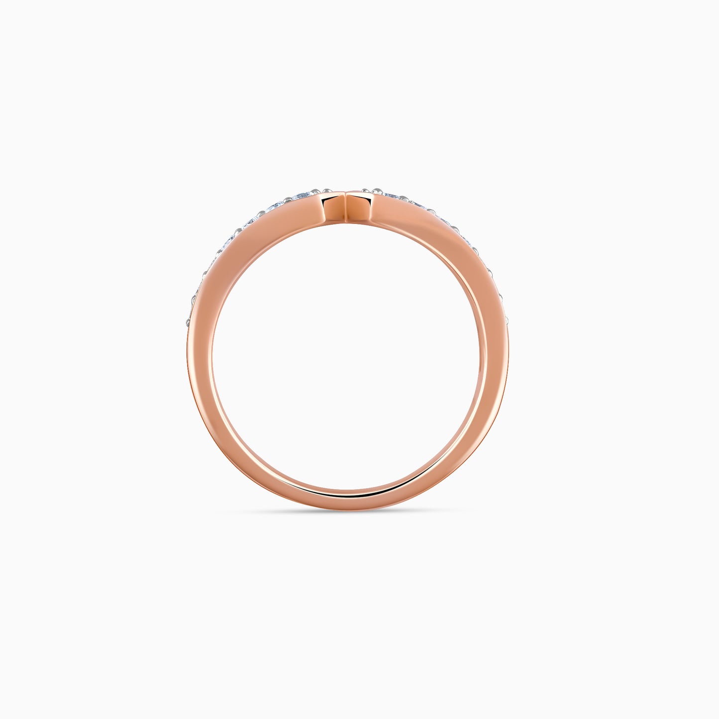 Rose Gold Amalthea Diamond Ring