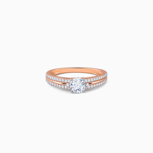 Rose Gold Prima Donna Diamond Ring