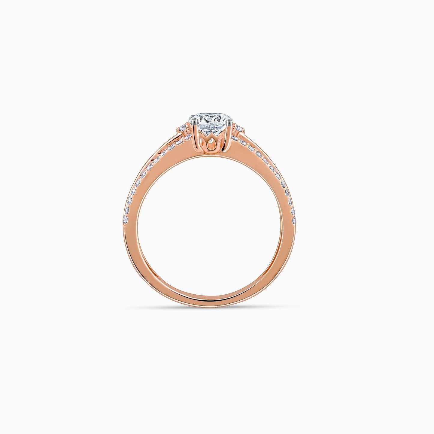 Rose Gold Prima Donna Diamond Ring