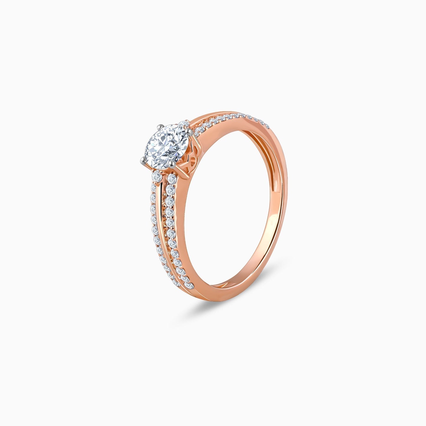 Rose Gold Prima Donna Diamond Ring