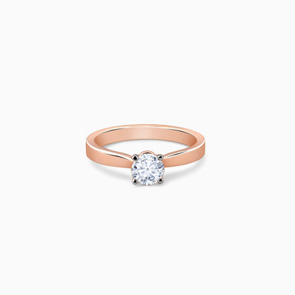 Rose Gold Solitaire Joy Diamond Ring