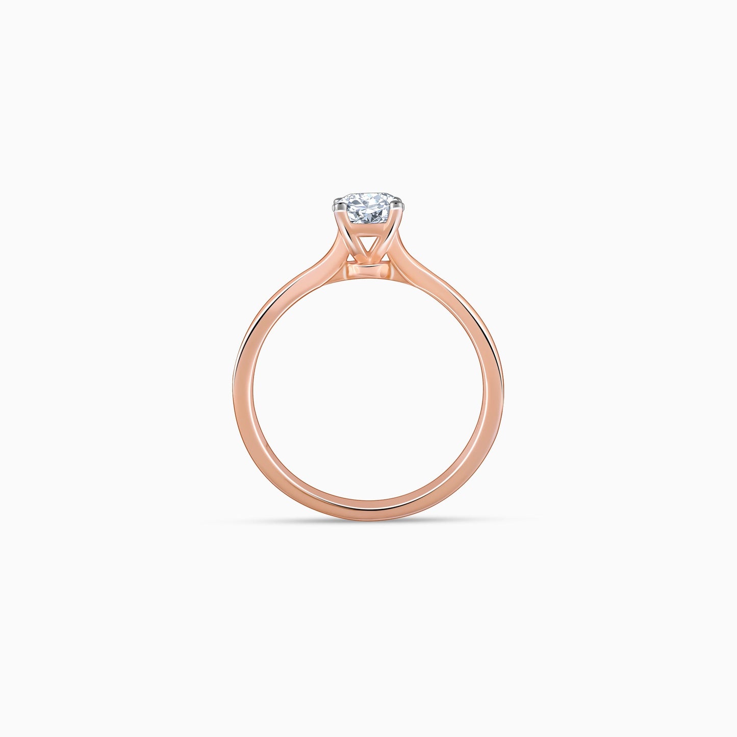 Rose Gold Solitaire Joy Diamond Ring