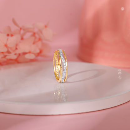 Gold Vesper Diamond Ring