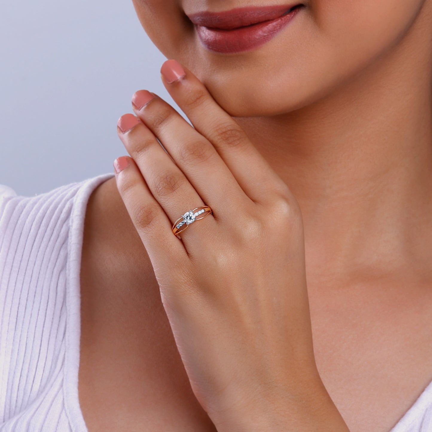 Rose Gold Empyrean Diamond Ring