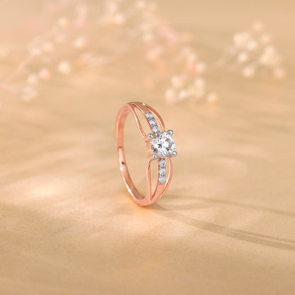 Rose Gold Empyrean Diamond Ring