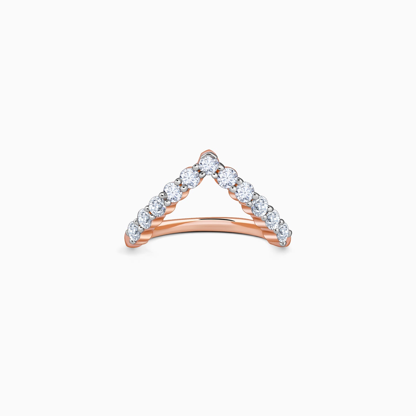 Rose Gold Vanki Diamond Ring