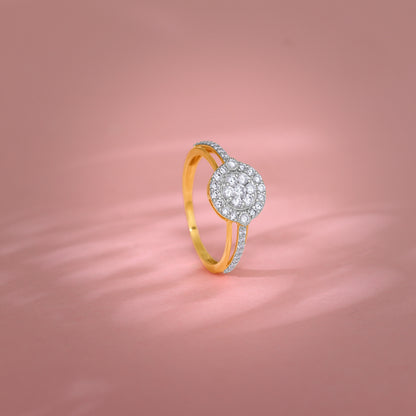 Gold Epireal Diamond Ring