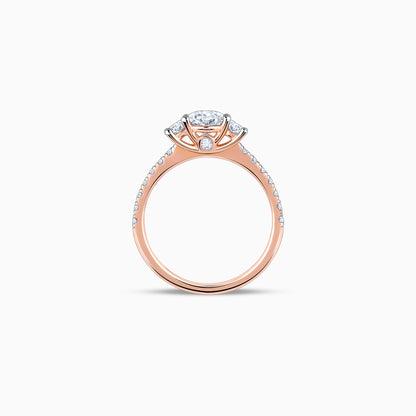 Rose Gold Miranda Solitaire Diamond Ring