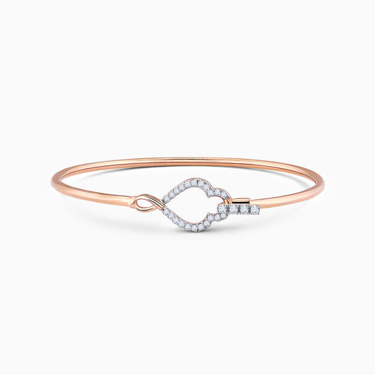 Rose Gold Flamboyant Diamond Bracelet