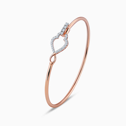 Rose Gold Flamboyant Diamond Bracelet