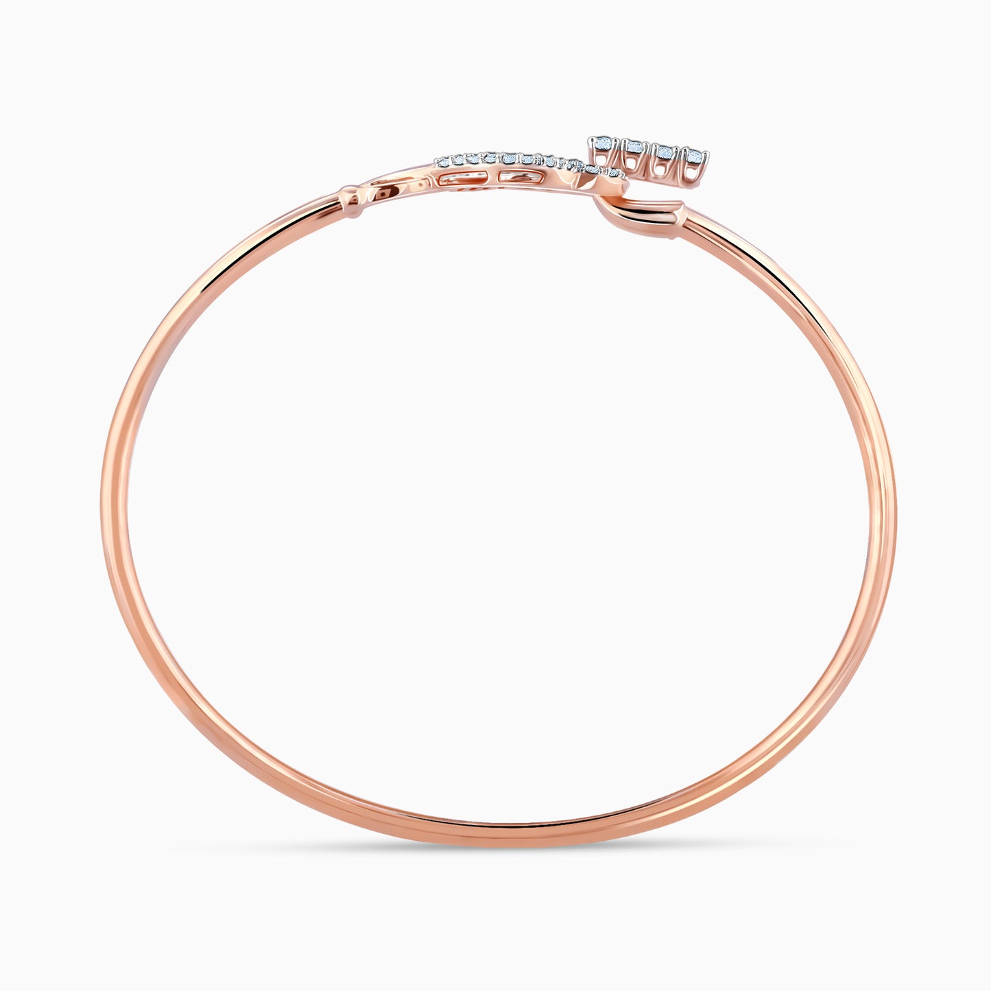 Rose Gold Flamboyant Diamond Bracelet