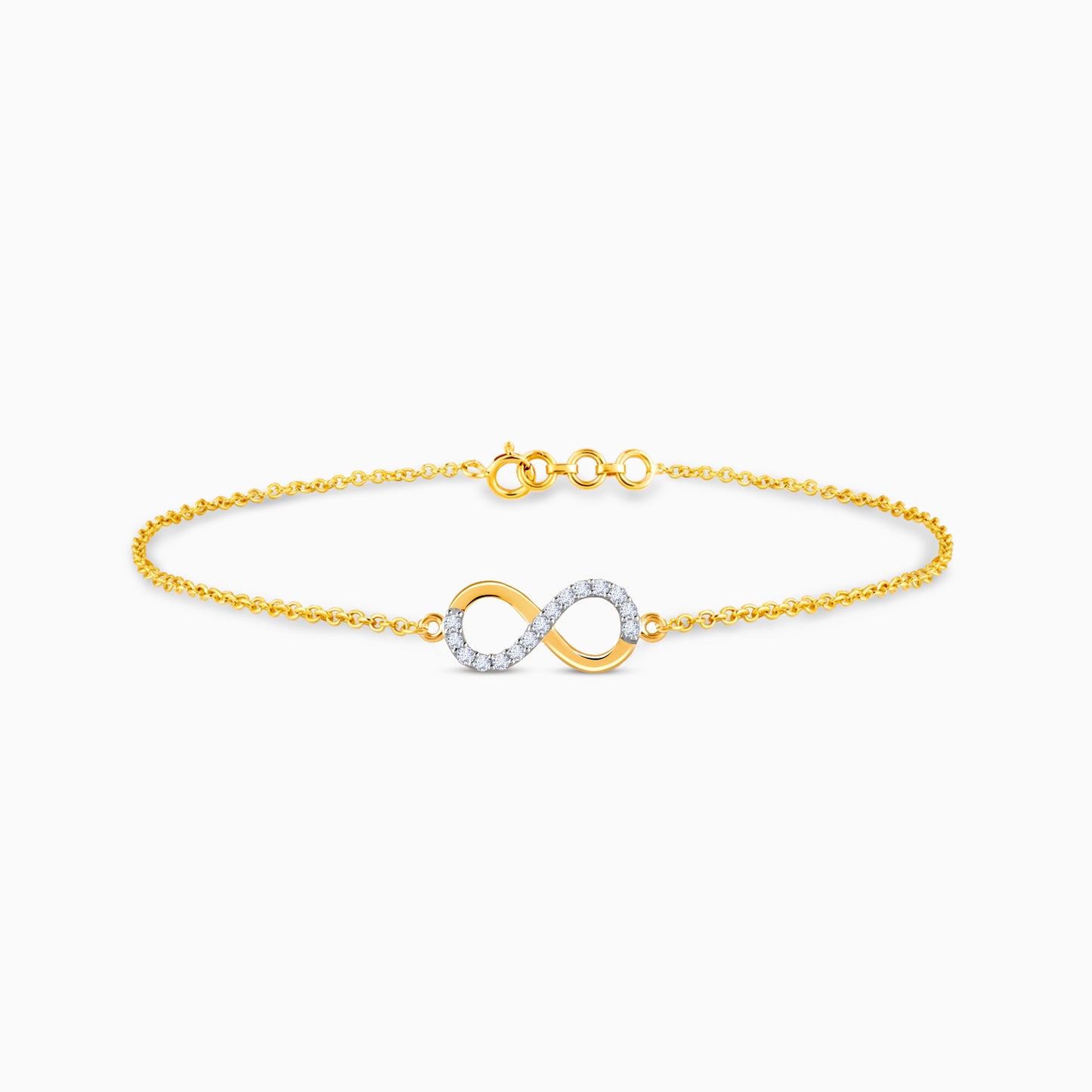 Gold Infinite Shine Diamond Bracelet