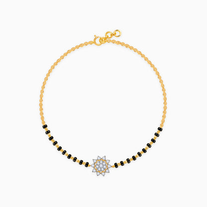 Gold Devina Diamond Mangalsutra Bracelet