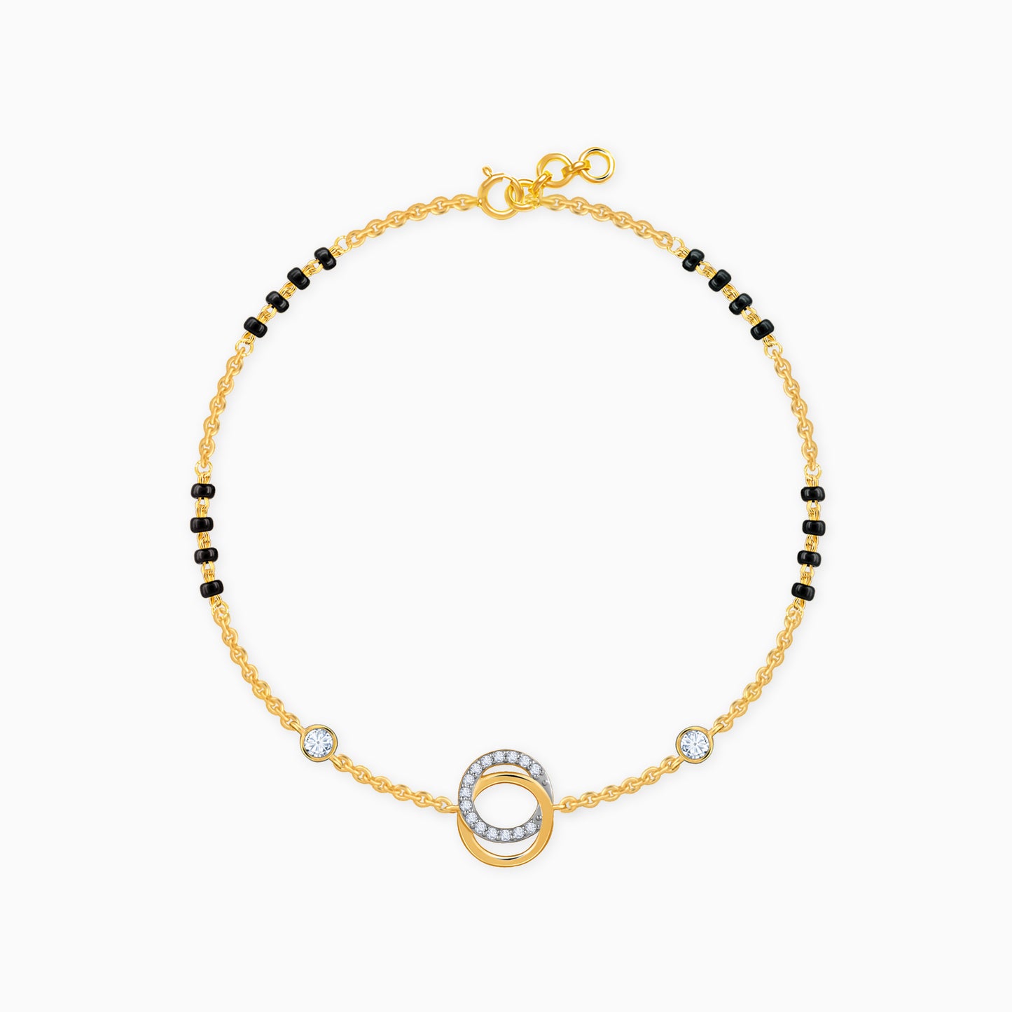 Gold Aditi Diamond Mangalsutra Bracelet