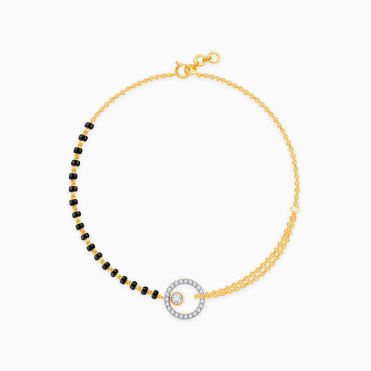 Gold Maya Diamond Mangalsutra Bracelet