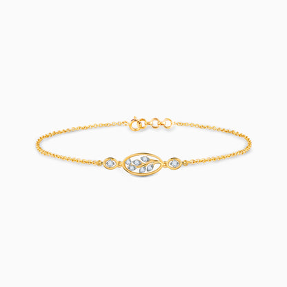 Gold The Leaf Diamond Bracelet