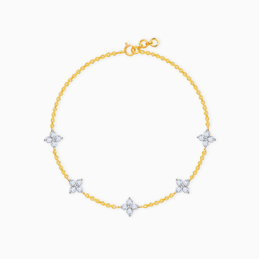 Gold Amorette Diamond Bracelet