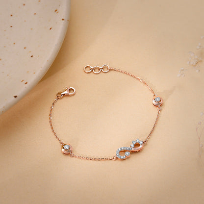 Rose Gold Eterna Diamond Bracelet