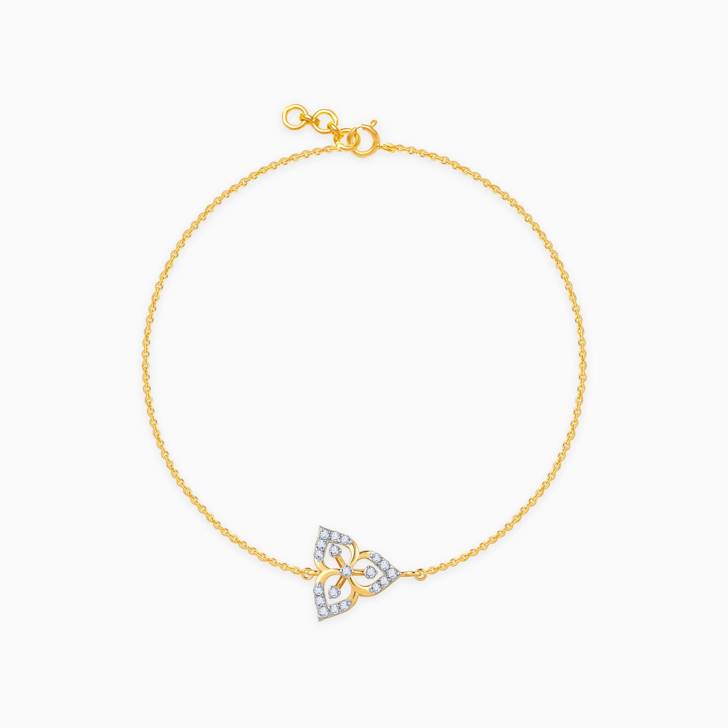 Gold Jasmine Diamond Bracelet