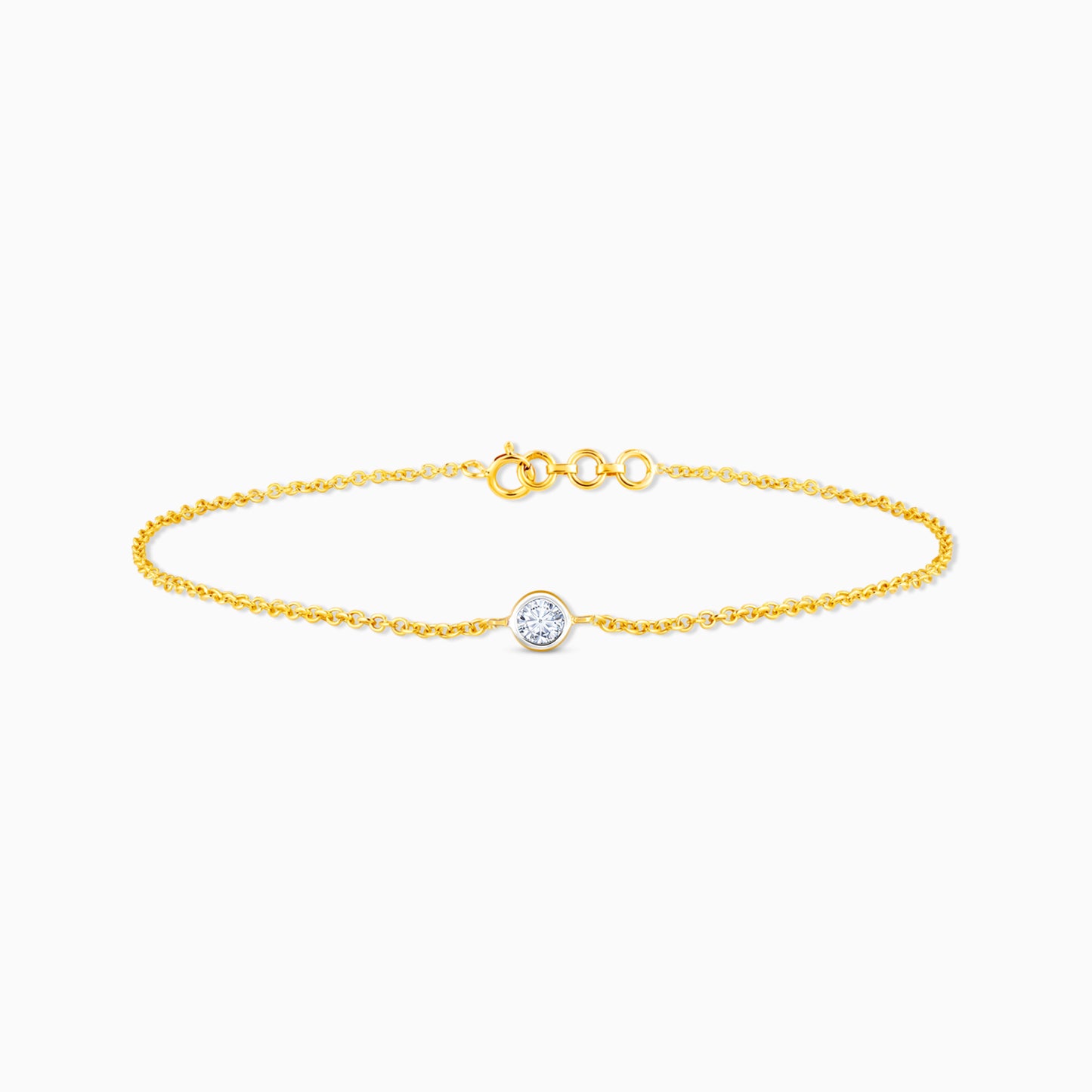 Gold Serene Sparkle Diamond Bracelet