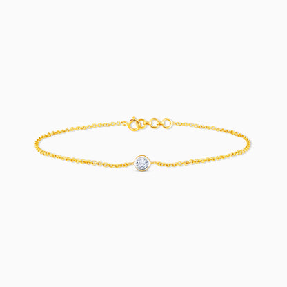 Gold Serene Sparkle Diamond Bracelet