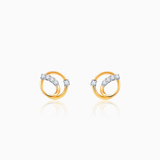 Lab_grown_diamond_Gold_Orb_Diamond_Earrings