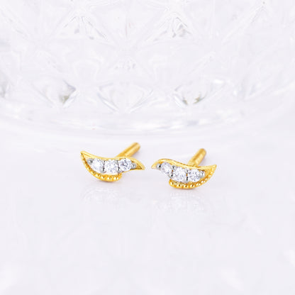 Gold Spark Diamond Earrings