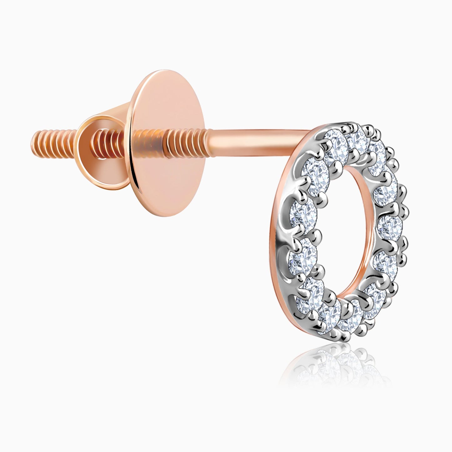 Rose Gold Bold & Bae Convertible Diamond Earrings