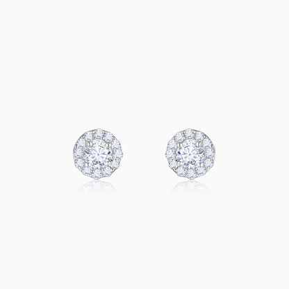 Gold Gorgeous Cluster Diamond Earrings