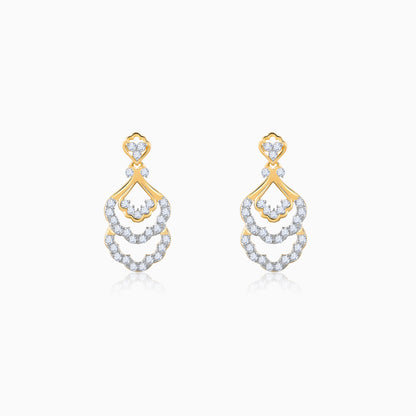 Gold Nevara Diamond Earrings