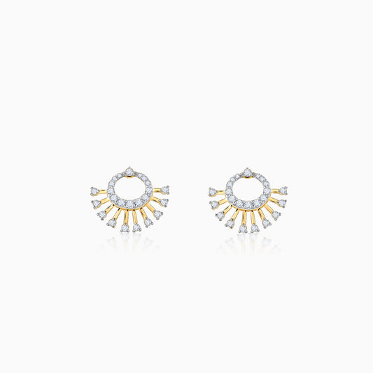 Gold Bella Aura Diamond Earrings