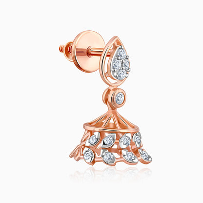 Rose Gold Luma Diamond Earrings