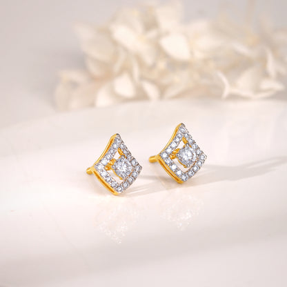 Gold Illumina Diamond Earrings