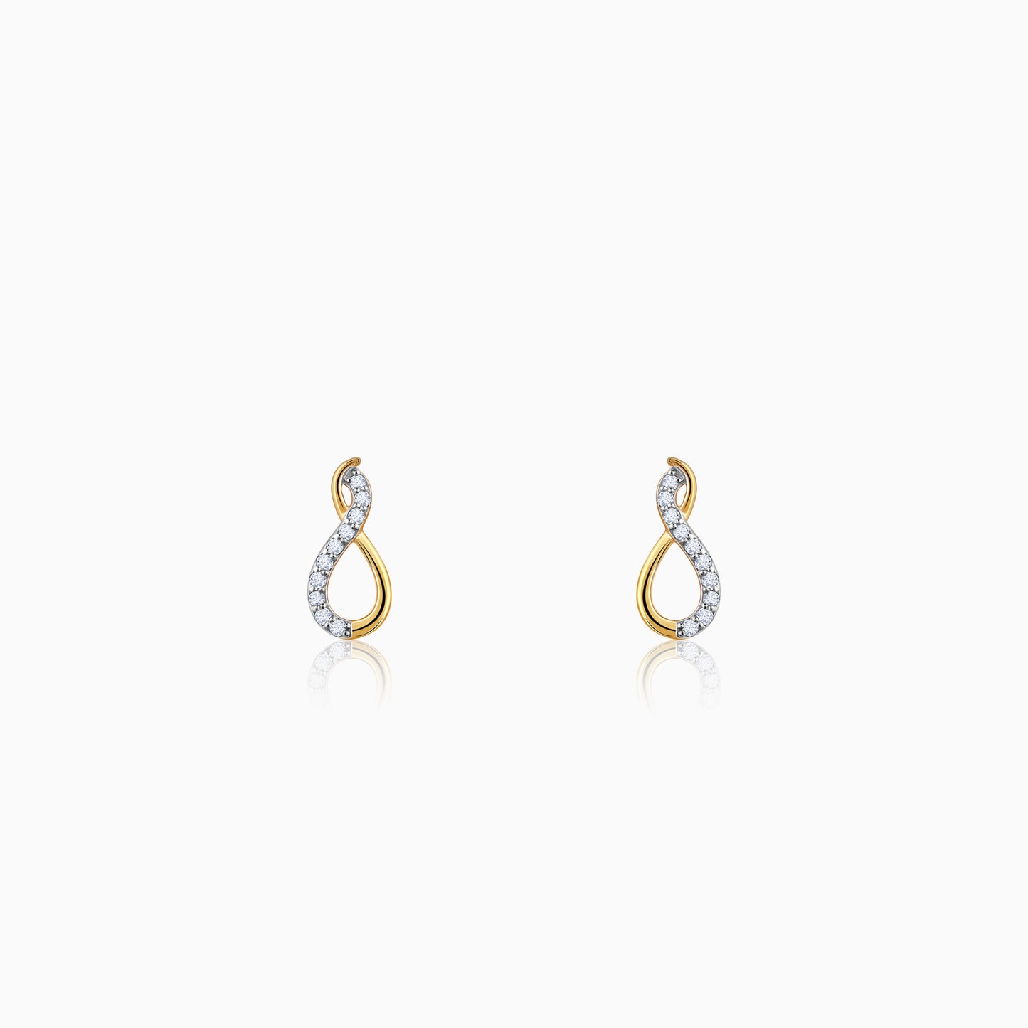 Gold Eterna Diamond Earrings