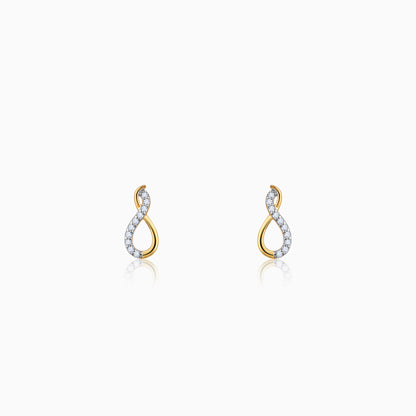 Gold Eterna Diamond Earrings