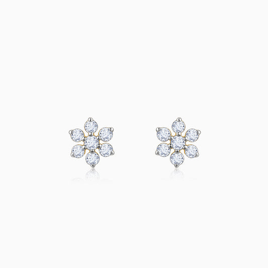 Gold Truly Beau Diamond Earrings