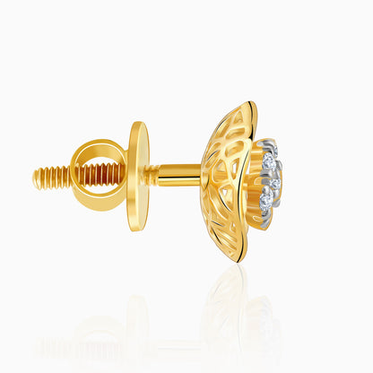 Gold Pretty You Diamond Earrings