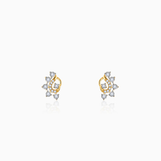 Gold Charisma Diamond Earrings