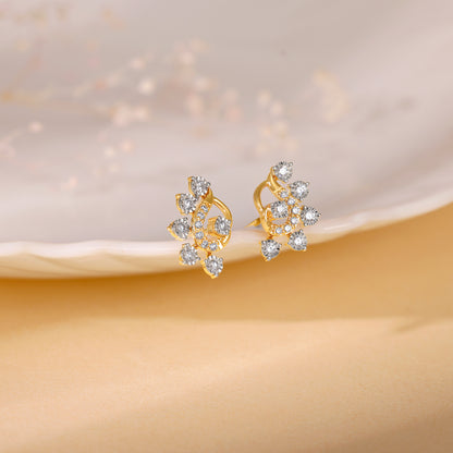 Gold Charisma Diamond Earrings