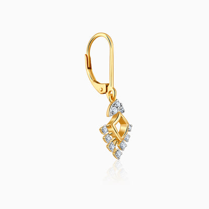 Gold Dancing Diamond Earrings