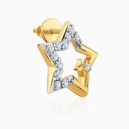 Gold Starstruck Diamond Earrings