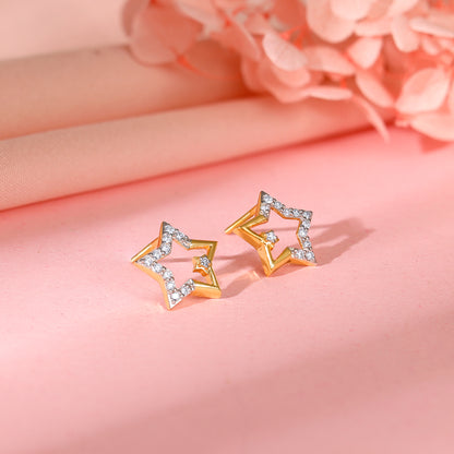 Gold Starstruck Diamond Earrings