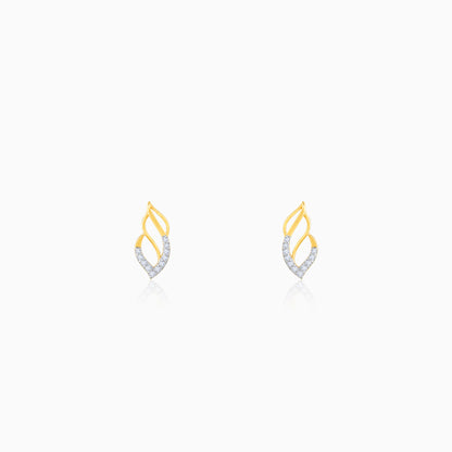 Gold Sparkling Joy Diamond Earrings