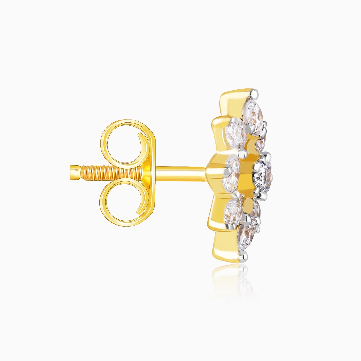 Gold Meadow Magic Diamond Earrings