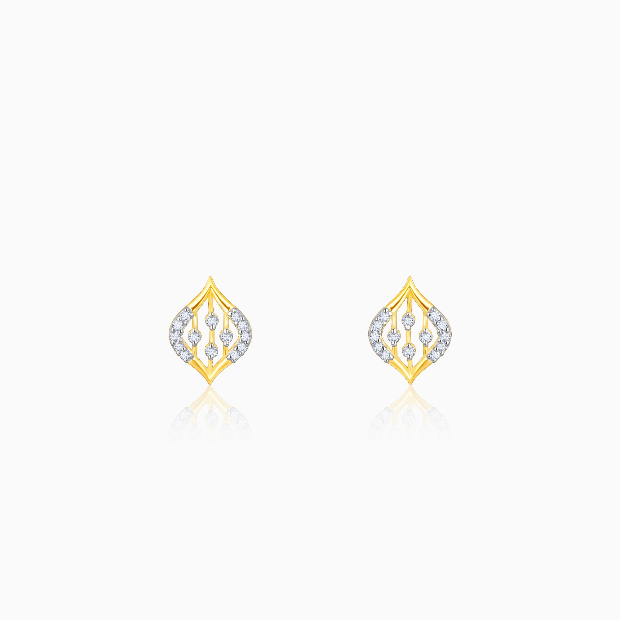 Diamond Butterfly Stud Earrings – Salty Accessories