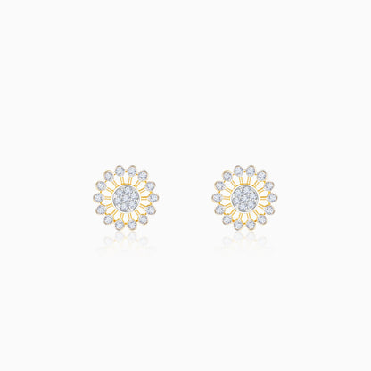 Gold Sparkler Diamond Earrings