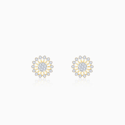 Gold Sparkler Diamond Earrings