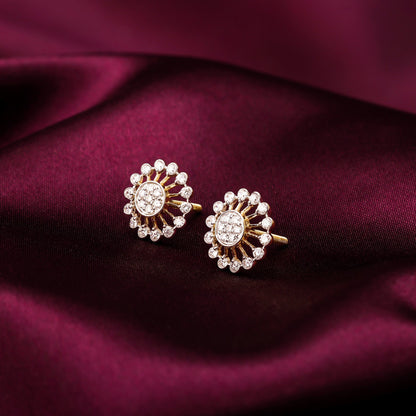 Gold Sparkler Diamond Earrings