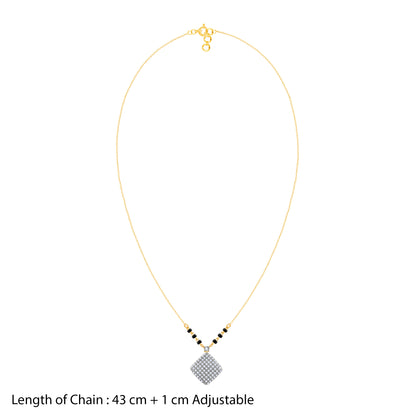 Gold Shubh Milan Diamond Mangalsutra