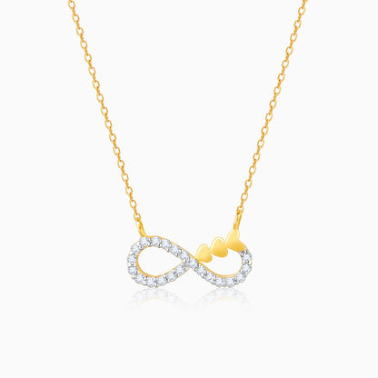 Gold Infinity Grace Diamond Necklace